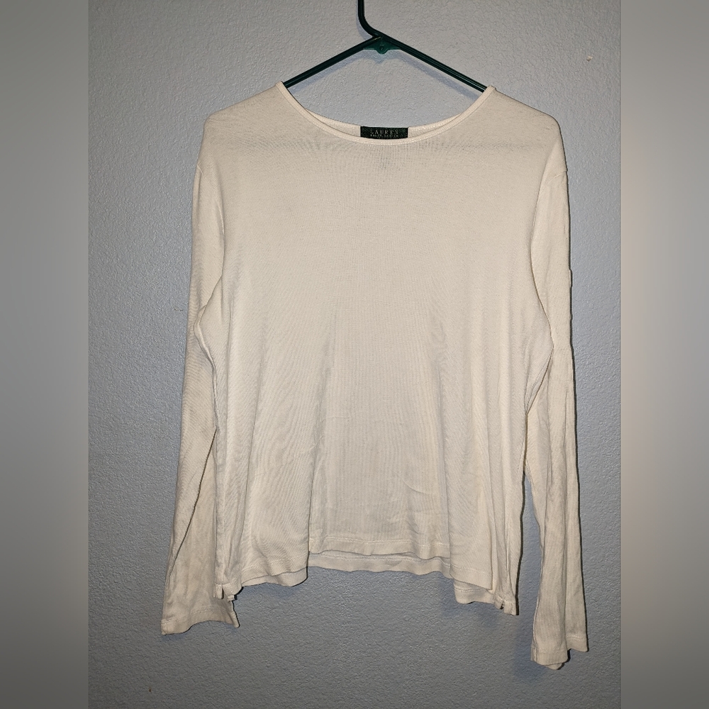 Ralph Lauren Cotton Long Sleeve Shirt Embroidered Pocket Sleve